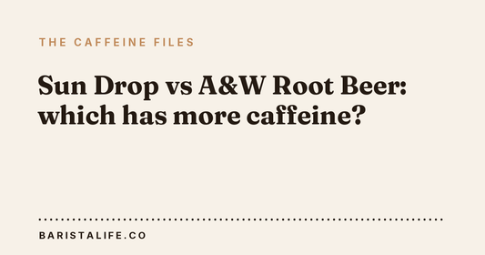 Sun Drop vs A&W Root Beer: which has more caffeine?