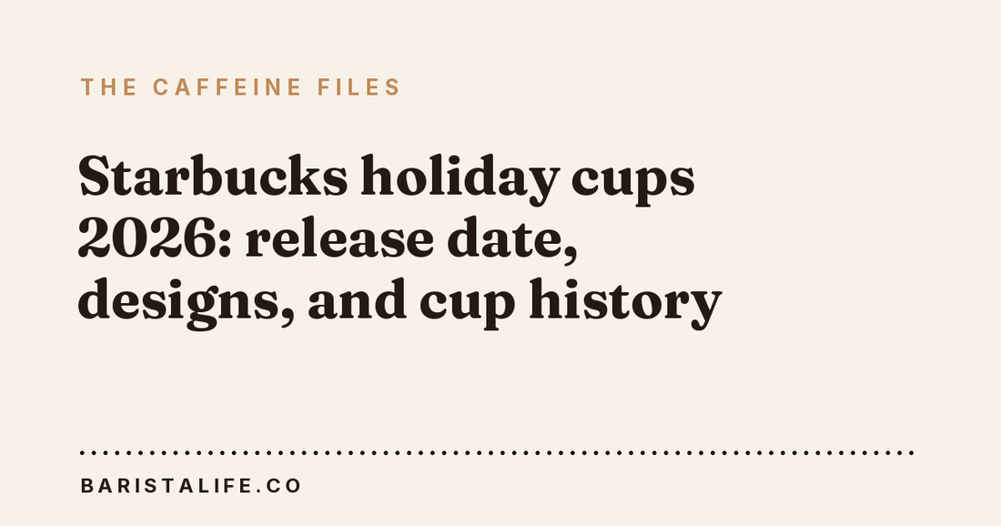 Starbucks holiday cups 2026: release date, designs, and cup history