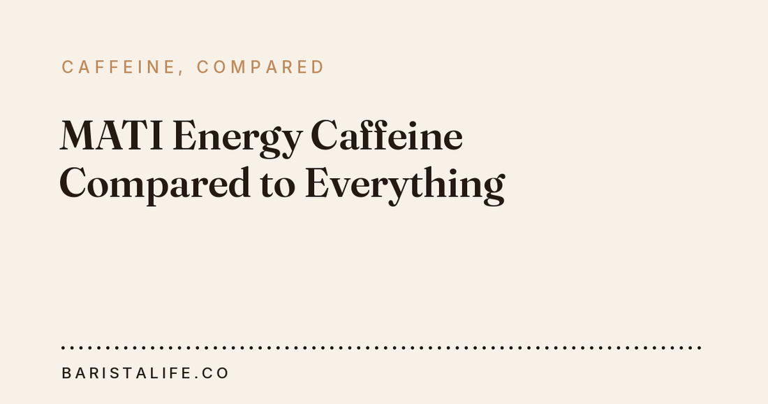 MATI Energy Caffeine Compared to Everything