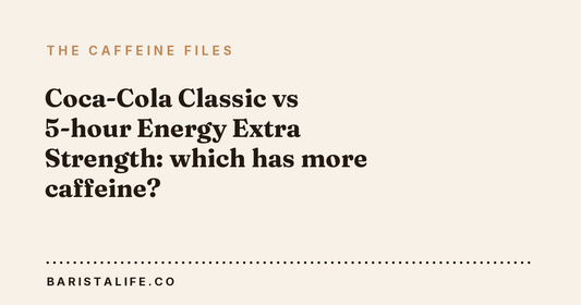Coca-Cola Classic vs 5-hour Energy Extra Strength: which has more caffeine?