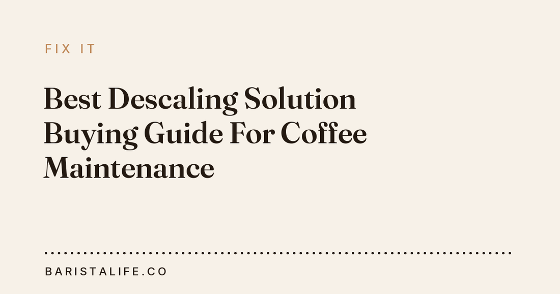 Best Descaling Solution Buying Guide For Coffee Maintenance