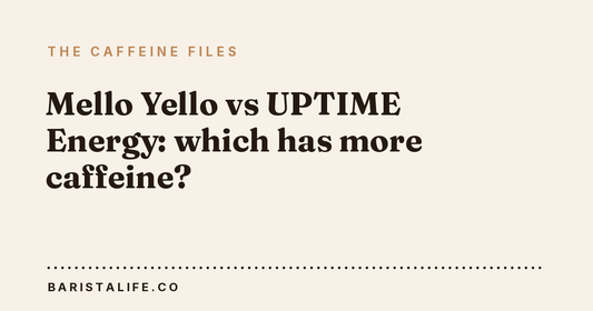 Mello Yello vs UPTIME Energy: which has more caffeine?