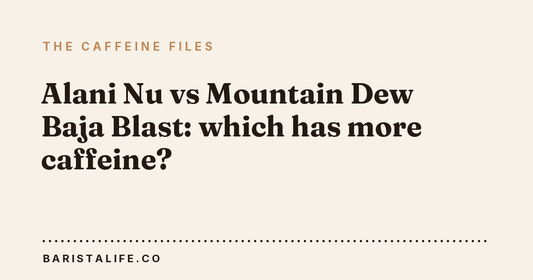 Alani Nu vs Mountain Dew Baja Blast: which has more caffeine?