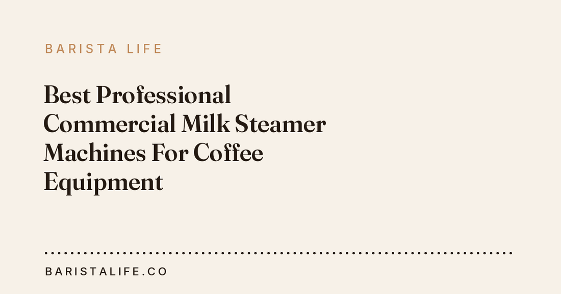Best Professional Commercial Milk Steamer Machines For Coffee Equipment