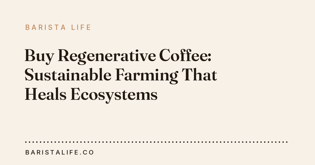 Buy Regenerative Coffee: Sustainable Farming That Heals Ecosystems