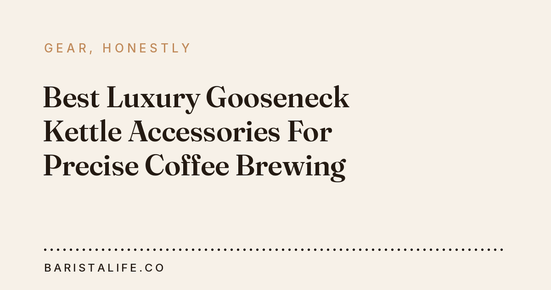 Best Luxury Gooseneck Kettle Accessories For Precise Coffee Brewing