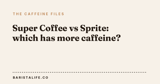 Super Coffee vs Sprite: which has more caffeine?