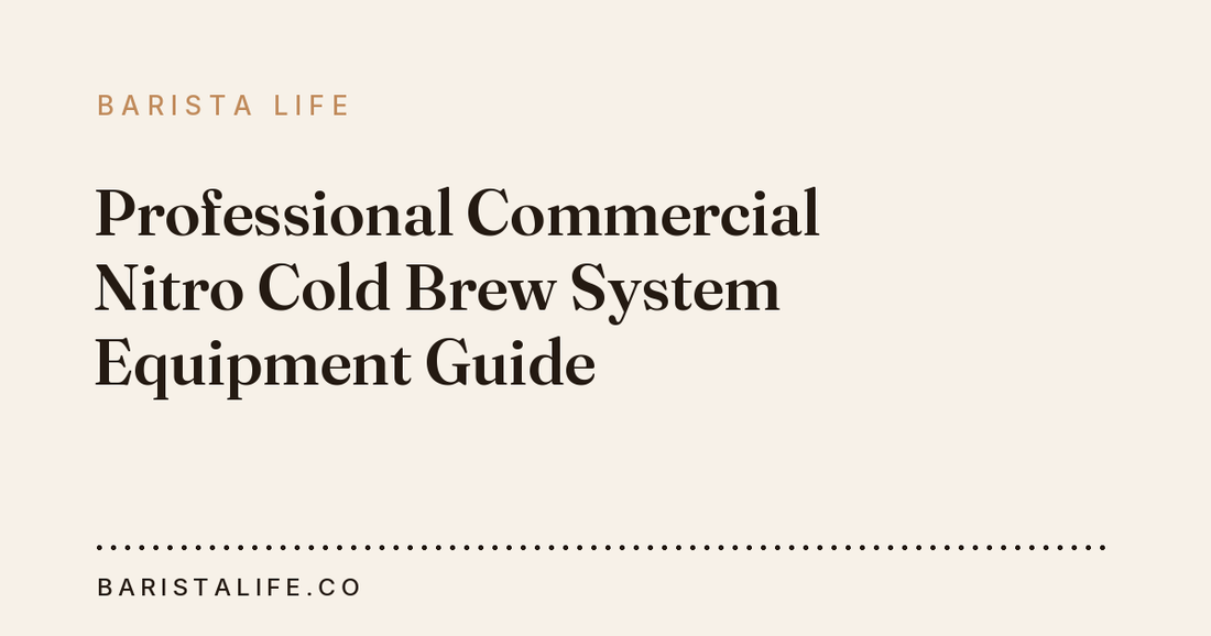 Professional Commercial Nitro Cold Brew System Equipment Guide