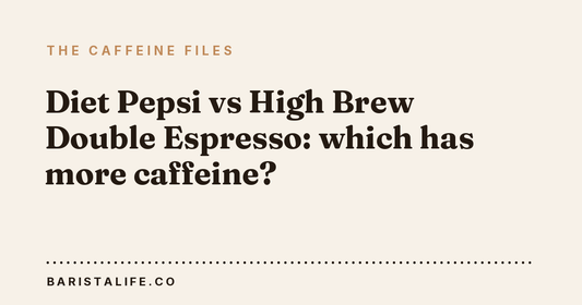 Diet Pepsi vs High Brew Double Espresso: which has more caffeine?