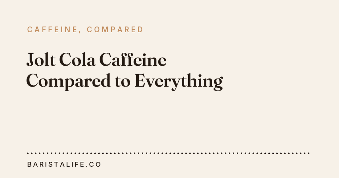 Jolt Cola Caffeine Compared to Everything