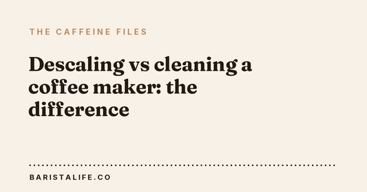 Descaling vs cleaning a coffee maker: the difference