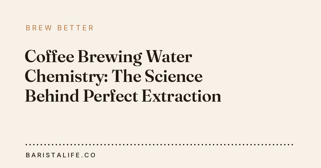Coffee Brewing Water Chemistry: The Science Behind Perfect Extraction