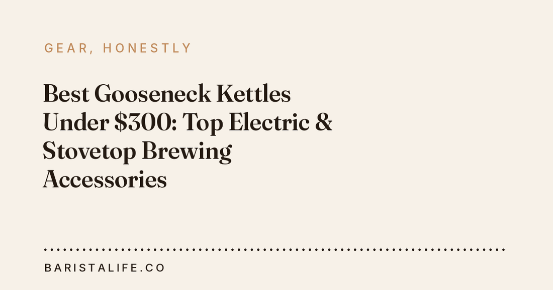 Best Gooseneck Kettles Under $300: Top Electric & Stovetop Brewing Accessories