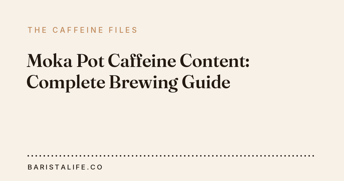 Moka Pot Caffeine Content: Complete Brewing Guide