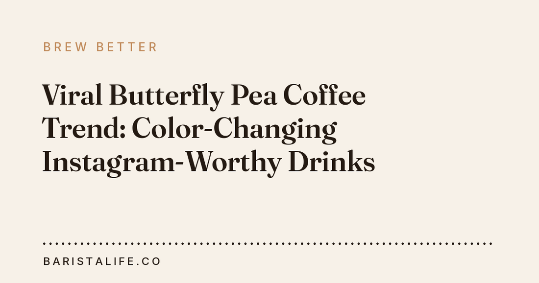 Viral Butterfly Pea Coffee Trend: Color-Changing Instagram-Worthy Drinks