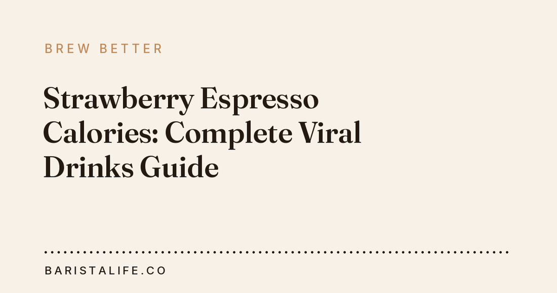 Strawberry Espresso Calories: Complete Viral Drinks Guide