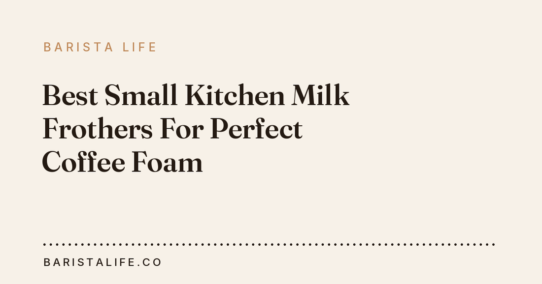 Best Small Kitchen Milk Frothers For Perfect Coffee Foam