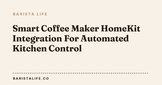 Smart Coffee Maker HomeKit Integration For Automated Kitchen Control