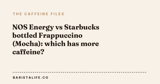 NOS Energy vs Starbucks bottled Frappuccino (Mocha): which has more caffeine?