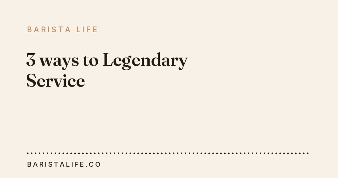 3 ways to Legendary Service