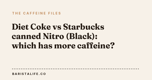 Diet Coke vs Starbucks canned Nitro (Black): which has more caffeine?