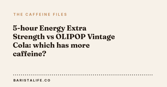5-hour Energy Extra Strength vs OLIPOP Vintage Cola: which has more caffeine?