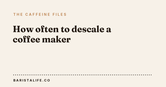 How often to descale a coffee maker