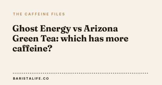 Ghost Energy vs Arizona Green Tea: which has more caffeine?