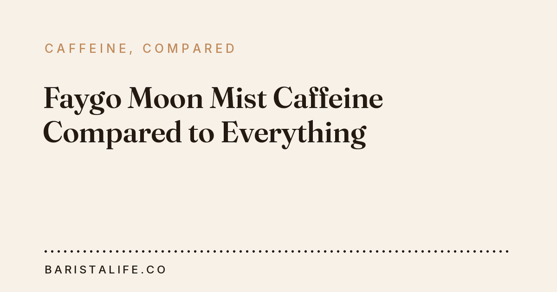 Faygo Moon Mist Caffeine Compared to Everything