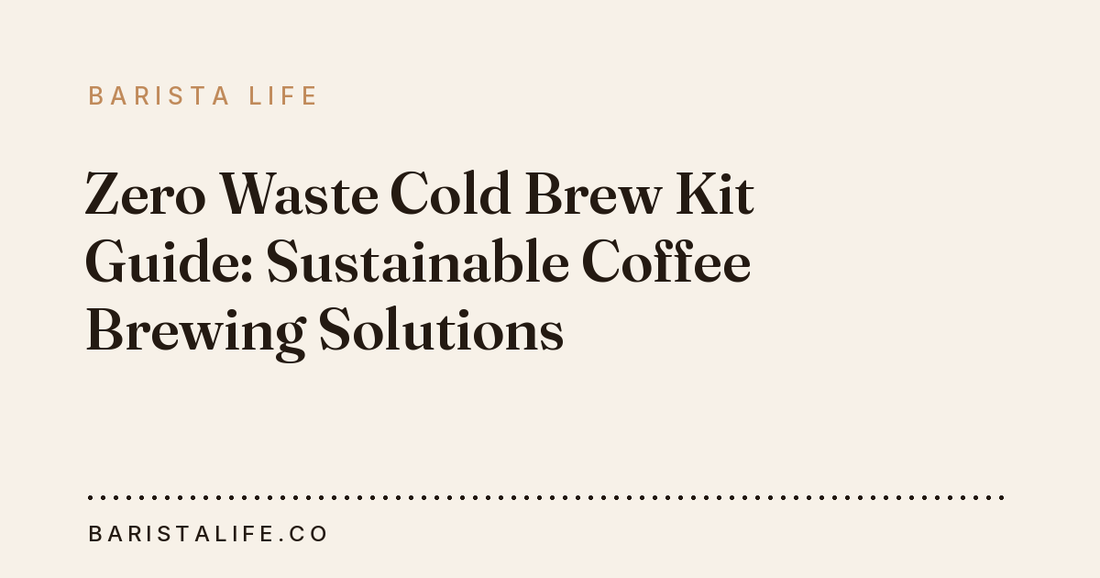 Zero Waste Cold Brew Kit Guide: Sustainable Coffee Brewing Solutions
