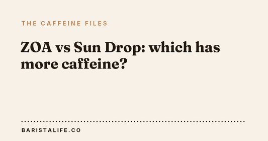 ZOA vs Sun Drop: which has more caffeine?