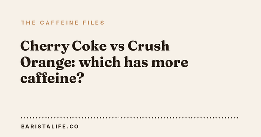 Cherry Coke vs Crush Orange: which has more caffeine?