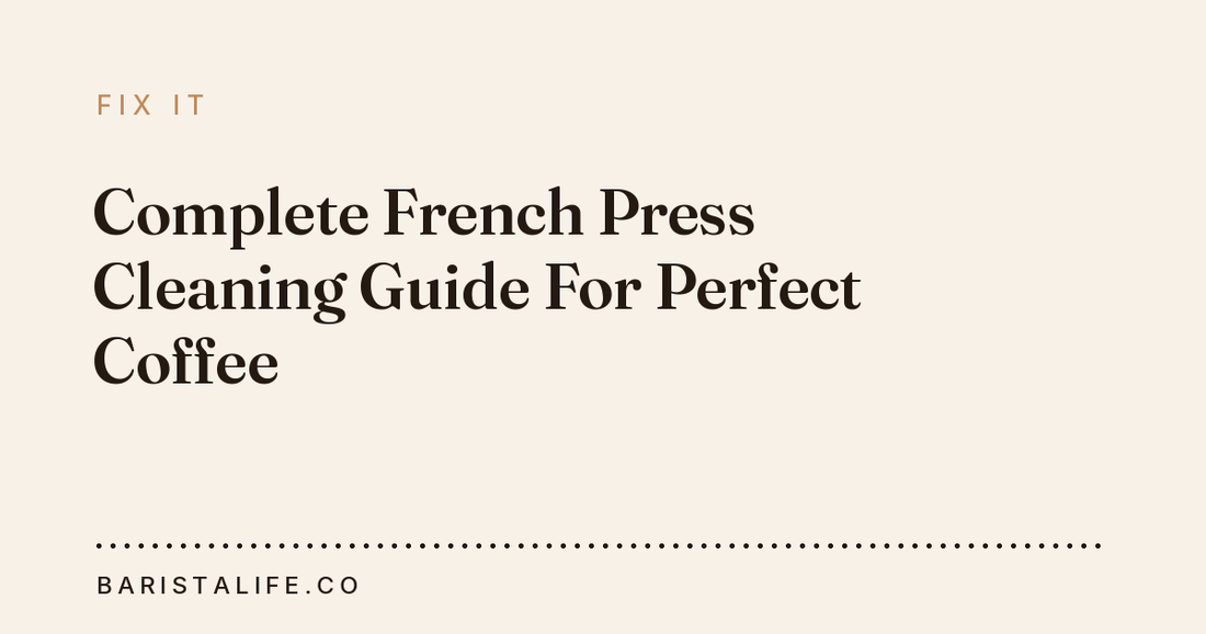 Complete French Press Cleaning Guide For Perfect Coffee