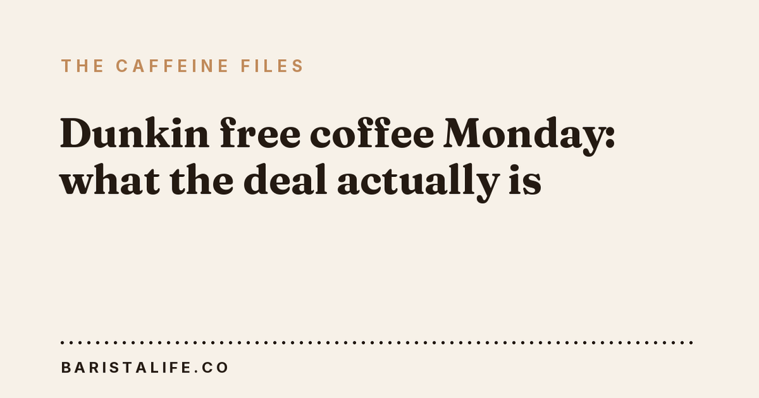Dunkin free coffee Monday: what the deal actually is