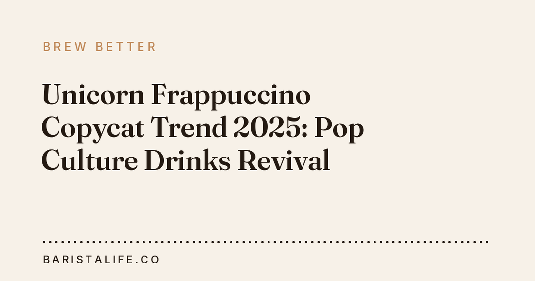 Unicorn Frappuccino Copycat Trend 2025: Pop Culture Drinks Revival