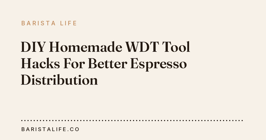 DIY Homemade WDT Tool Hacks For Better Espresso Distribution