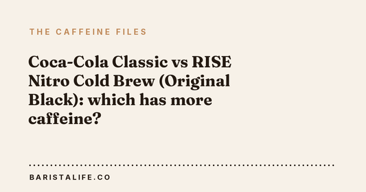 Coca-Cola Classic vs RISE Nitro Cold Brew (Original Black): which has more caffeine?