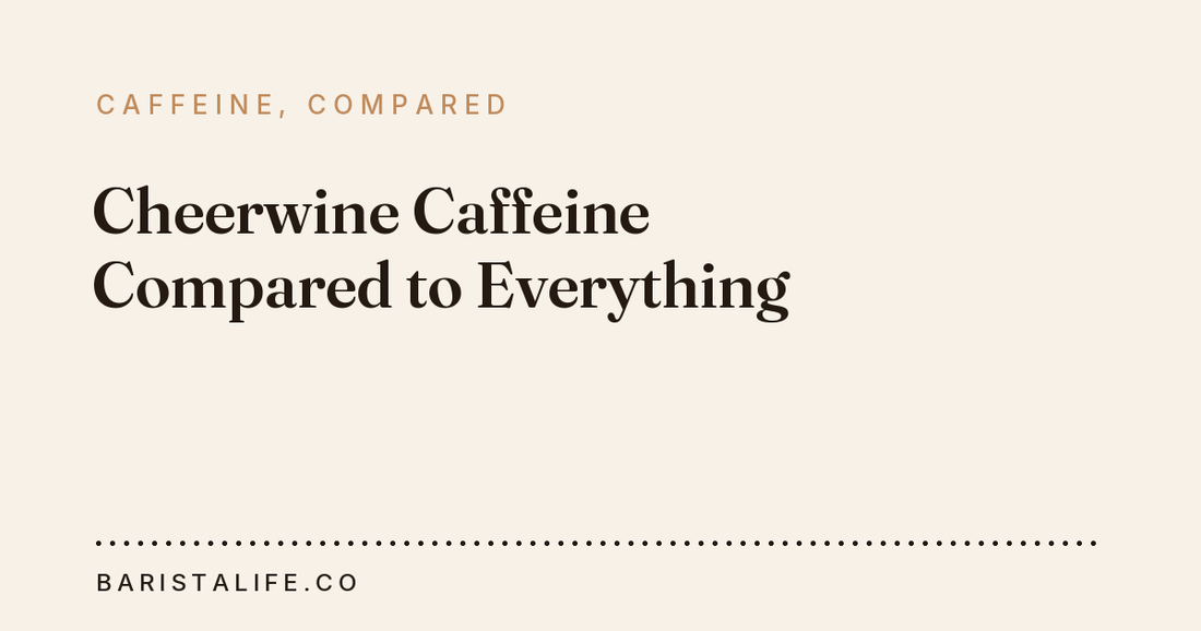 Cheerwine Caffeine Compared to Everything
