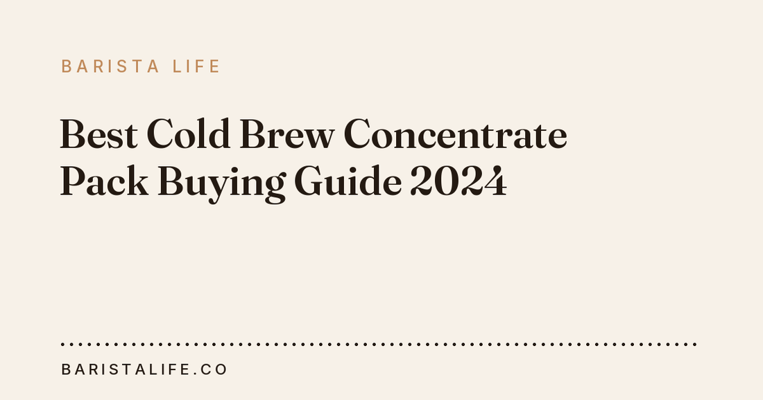 Best Cold Brew Concentrate Pack Buying Guide 2024