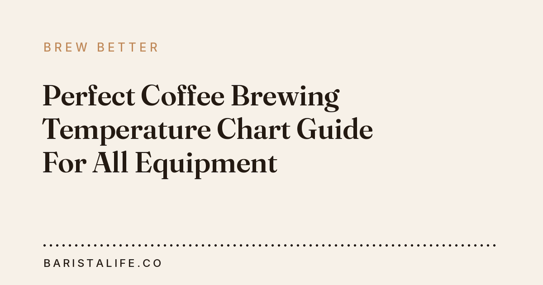 Perfect Coffee Brewing Temperature Chart Guide For All Equipment