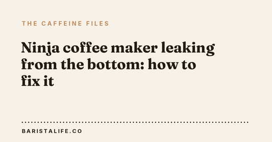 Ninja coffee maker leaking from the bottom: how to fix it