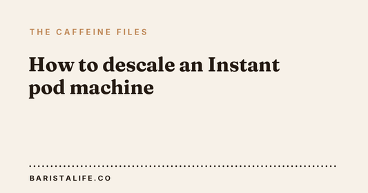 How to descale an Instant pod machine