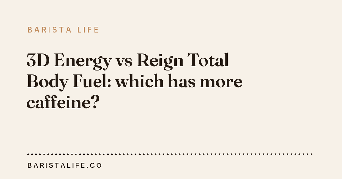 3D Energy vs Reign Total Body Fuel: which has more caffeine?