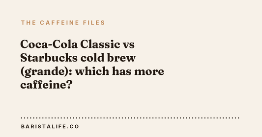 Coca-Cola Classic vs Starbucks cold brew (grande): which has more caffeine?
