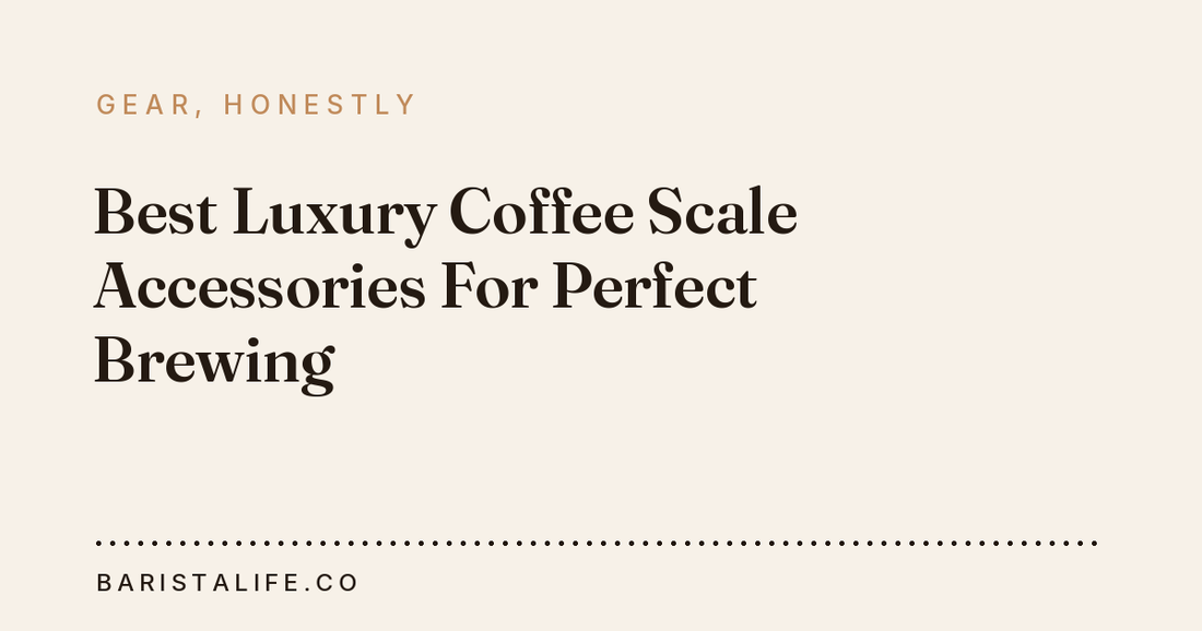 Best Luxury Coffee Scale Accessories For Perfect Brewing