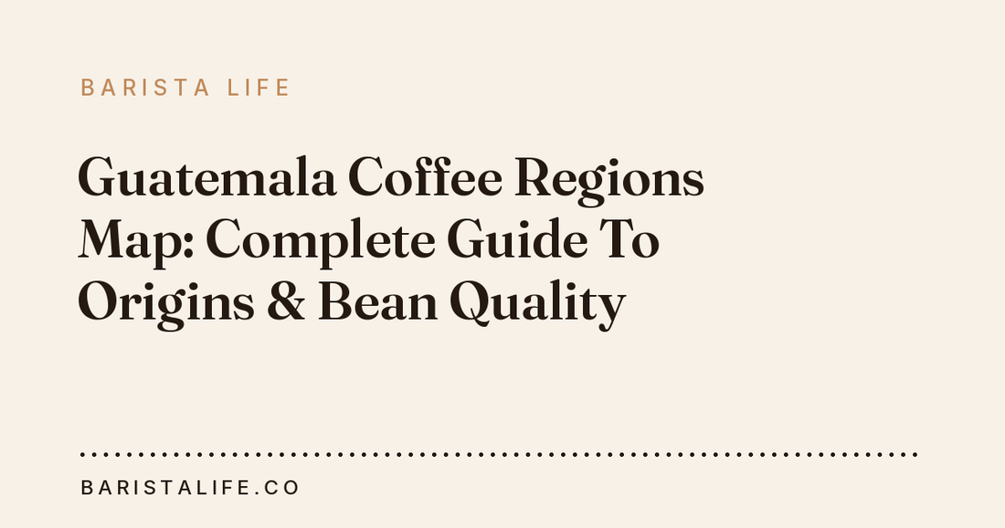 Guatemala Coffee Regions Map: Complete Guide To Origins & Bean Quality