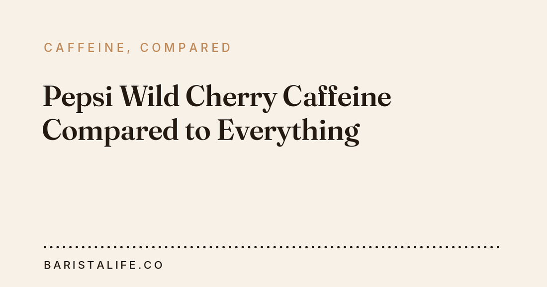 Pepsi Wild Cherry Caffeine Compared to Everything
