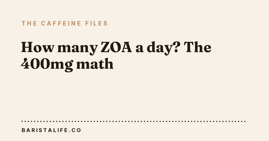 How many ZOA a day? The 400mg math