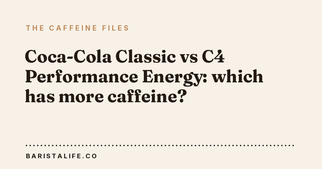 Coca-Cola Classic vs C4 Performance Energy: which has more caffeine?