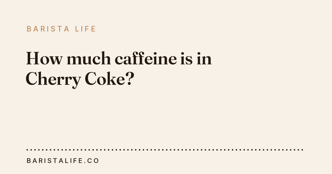 How much caffeine is in Cherry Coke?